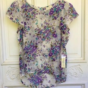 ✨Sheer Floral Top✨